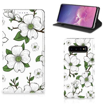 Samsung Galaxy S10 Smart Cover Dogwood Flowers Samsung Galaxy S10 Smart Cover Dogwood Flowers