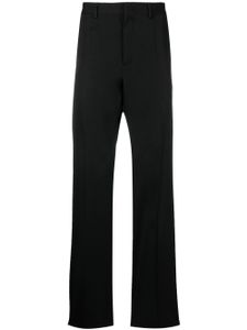 Valentino Garavani pantalon de costume à plis marqués - Noir