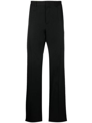 Valentino Garavani pantalon de costume à plis marqués - Noir