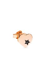 Dodo bague en or rose 9ct sertie d'un diamant coeur