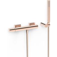Douchekraan Tres Project | Opbouw | Mengkraan | 1-weg | hoh 15 cm | 1-knop | Rond | 24k Rose goud