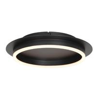 Steinhauer Moderne led plafonnièreRinglux zwart - Ø 32cm - 3655ZW