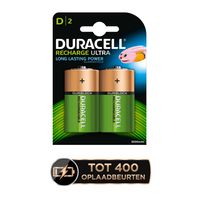 Duracell D-type Batterier til generelt brug (genopladelige) 2200mAh - thumbnail