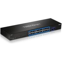Trendnet TEG-30262 v1.0R Gigabit Ethernet (10/100/1000) 1U Zwart - thumbnail