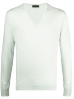 Prada pull en maille à manches longues - Vert