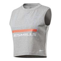 Dames Mouwloos T-shirt Reebok Les Mills® Graphic Maat XS