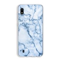 Blauw marmer: Samsung Galaxy A10 Transparant Hoesje