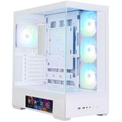 Behuizing zonder voeding - ZALMAN P40 DS - Mid-tower - ATX-formaat - Wit