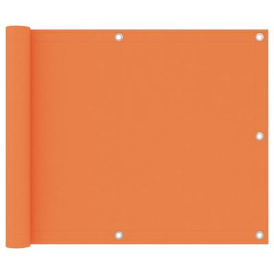 VidaXL Balkonscherm 75x500 cm oxford stof oranje