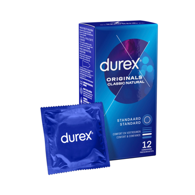 Durex Originals Classic Natural - Condoms - 12 Stuks