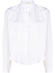 The Row long-sleeve cotton shirt - Blanc