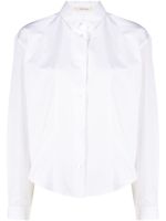 The Row long-sleeve cotton shirt - Blanc - thumbnail