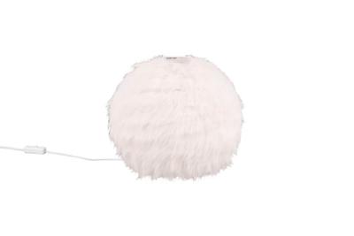 Trio Stoffen tafellampFurry crème Ø 30cm - R51581001