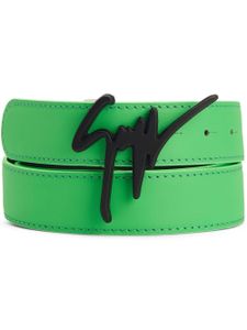 Giuseppe Zanotti ceinture Giuseppe en cuir - Vert