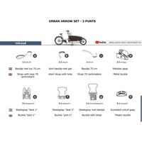 Melia baby/peuter schaal bev.set 3p urban arrow bakfiets
