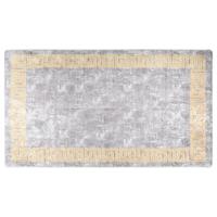 Vloerkleed wasbaar anti-slip 190x300 cm grijs