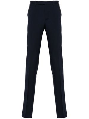 Incotex pantalon en laine vierge à coupe slim - Bleu