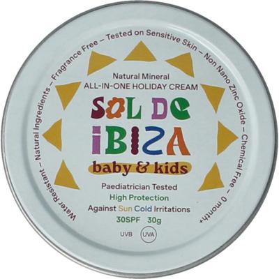 Sol de Ibiza besch crem baby&kids spf30 bio