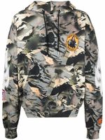 Heron Preston hoodie à imprimé camouflage - Vert - thumbnail