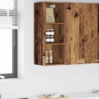 Hangkast met plank Riga Oud Hout 30 x 29,5 x 80 cm Bewerkt hout