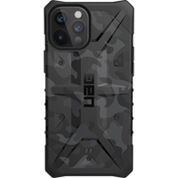 UAG - Pathfinder backcover hoes - iPhone 12 Pro Max - Camouflage Grijs + Lunso Tempered Glass