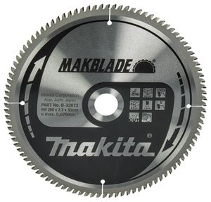 Makita Accessoires Afkortzaagblad | Hout | Makblade | 260x30x2,3 | 100T | 5g - B-32873