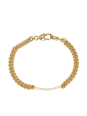 Capsule Eleven gourmette Power Tag - Or