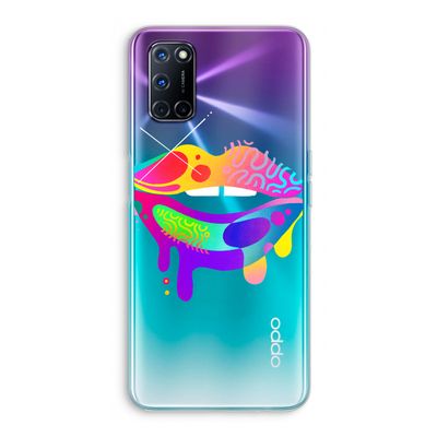 Lip Palette: Oppo A72 Transparant Hoesje