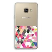 Gekleurde driehoekjes: Samsung Galaxy A3 (2016) Transparant Hoesje