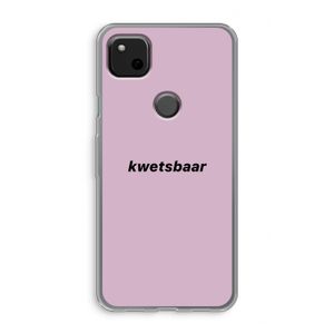 kwetsbaar: Google Pixel 4a Transparant Hoesje