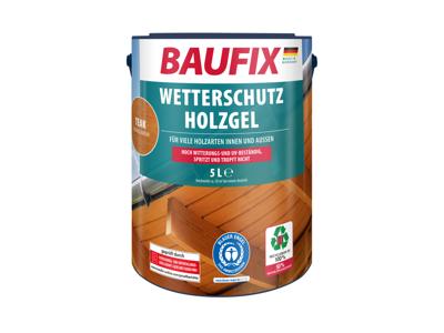BAUFIX Weerbeschermende houtgel 5 liter (Teak)
