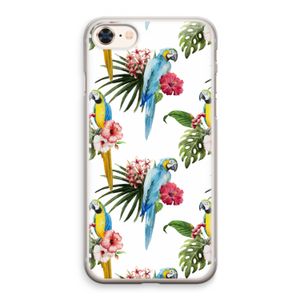 Kleurrijke papegaaien: iPhone 8 Transparant Hoesje