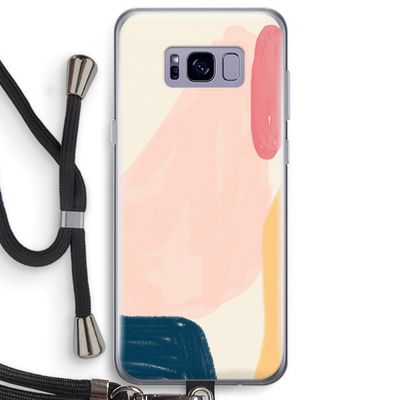 Saturday Flow: Samsung Galaxy S8 Plus Transparant Hoesje met koord