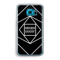 Negenduust geometrisch: Samsung Galaxy S6 Transparant Hoesje
