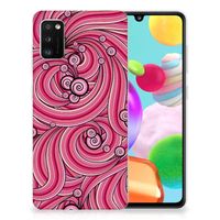 Samsung Galaxy A41 Hoesje maken Swirl Pink