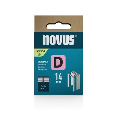 Novus Vlakdraad nieten D 53F/14mm | 600 stuks - 042-0792 Novus Vlakdraad nieten D 53F/14mm | 600 stuks - 042-0792