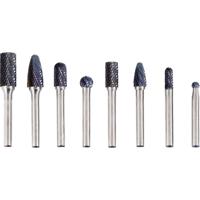 FRITZFURT 2602-6008 Frezenset Carbide Lengte 150 mm Schachtdiameter 6 mm