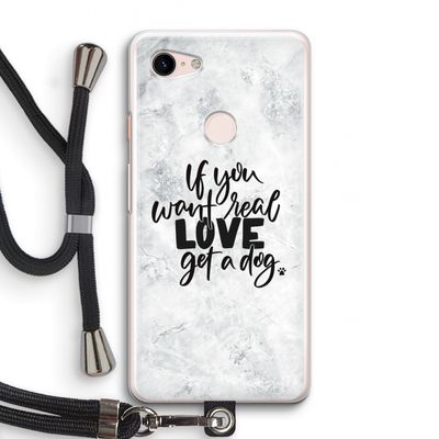 Partner in crime: Pixel 3 Transparant Hoesje met koord
