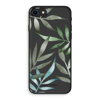 Tropical watercolor leaves: iPhone 7 Biologisch afbreekbaar hoesje