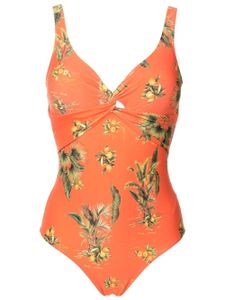 Lygia & Nanny maillot de bain Adriana à fleurs - Orange