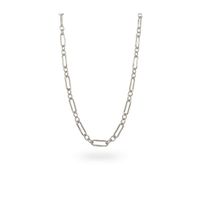24Kae 32430S Ketting Chain Ovaal zilver 45 cm