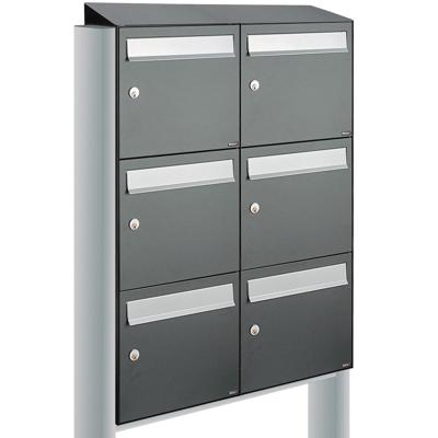 Allux Flow Set 2-Breed, 3-Hoog Met Dak Op Statief Antraciet - 40040065_2x3ds