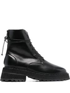 Marsèll bottines en cuir à lacets - Noir