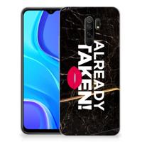 Xiaomi Redmi 9 | Siliconen hoesje | met naam Already Taken Black