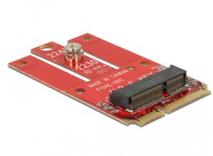 Delock 63909 Adapter Mini PCIe > M.2 Key E-sleuf