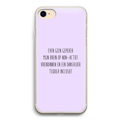 Tequila: iPhone 7 Transparant Hoesje