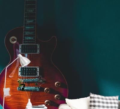 Fotobehang muziek Glanzende gitaar achtergrond