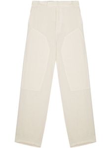 Eckhaus Latta pantalon ample en maille tressée - Tons neutres