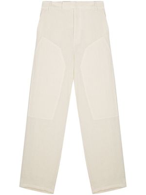 Eckhaus Latta pantalon ample en maille tressée - Tons neutres