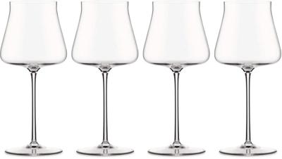 Alessi Rode Wijnglazen Eugenia - 4 stuks - NF09/0 - door Naoto Fukasawa
